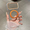 Armor Standlı Premium Sararmaz Şeffaf iPhone Kılıfı