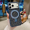 Bling Full Taşlı Standlı Magsafe Özellikli Kılıf