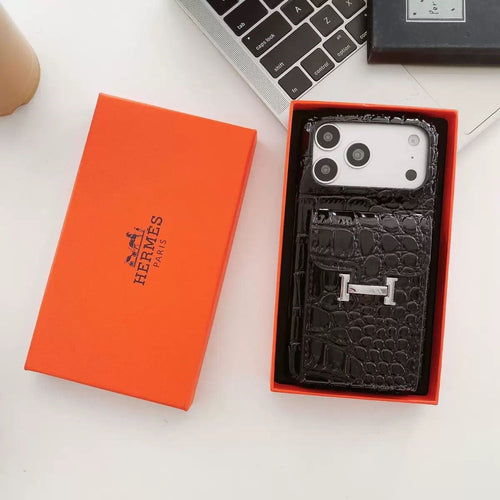 Crocodile Luxe Deri Kartlıklı Premium Kılıf