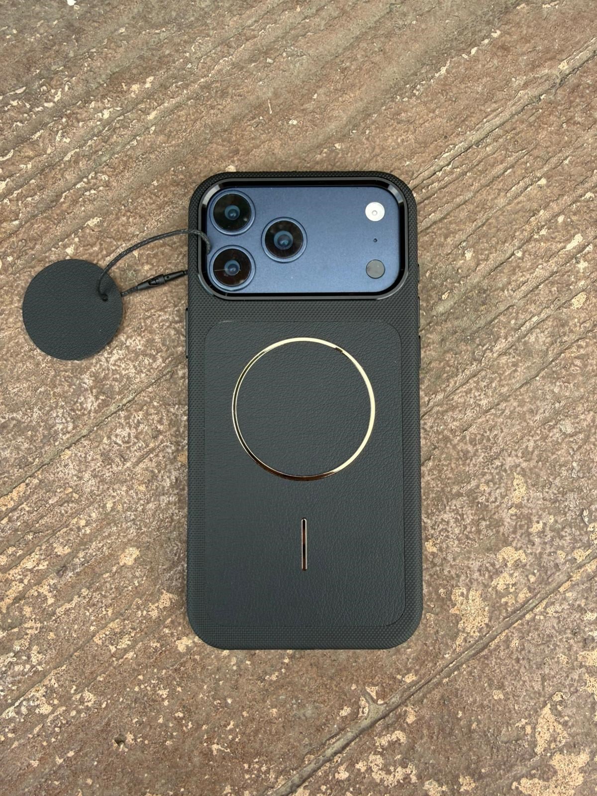 Glossy Leather Magsafe Özellikli Kamera Korumalı Kılıf