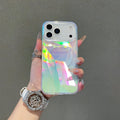 Ultra Clear Lazer Rhombus Manyetik Kablosuz Şarj Kılıfı (PC + TPU)